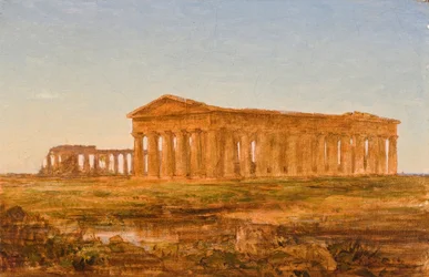 Der Tempel des Neptun, Paestum, 1847